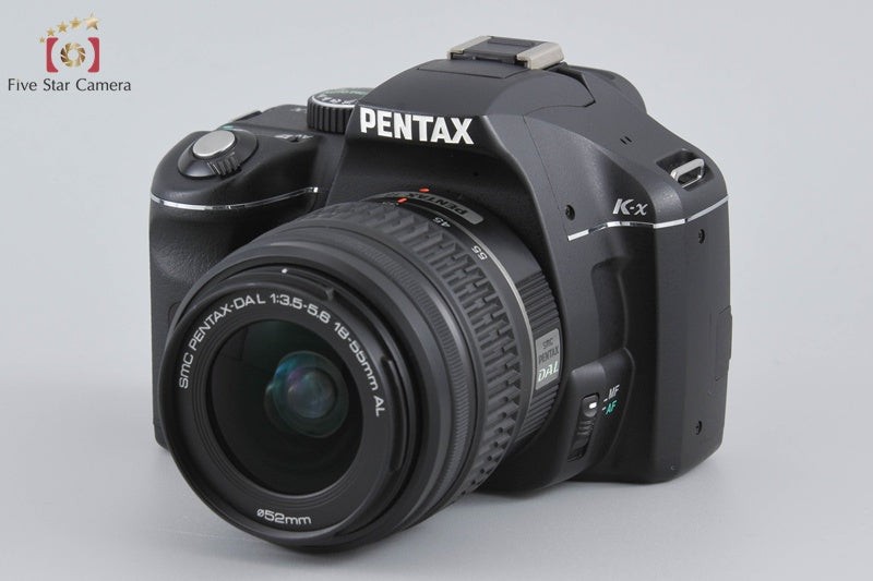 "Count 2,083" Pentax K-x Black 12.4 MP DSLR + SMC DA L 18-55 55-300 Lenses