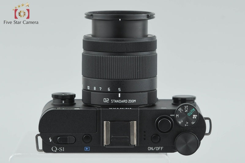 "Count 2,223" PENTAX Q-S1 Black 12.4 MP Digital Mirrorless Camera 5-15 Lens