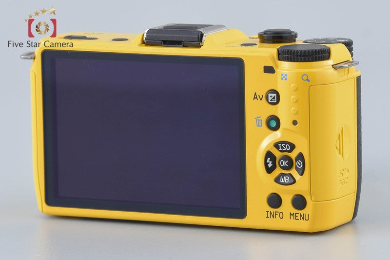 Shutter count 310 PENTAX Q7 Yellow 12.4 MP Digital Camera 5-15 Lens