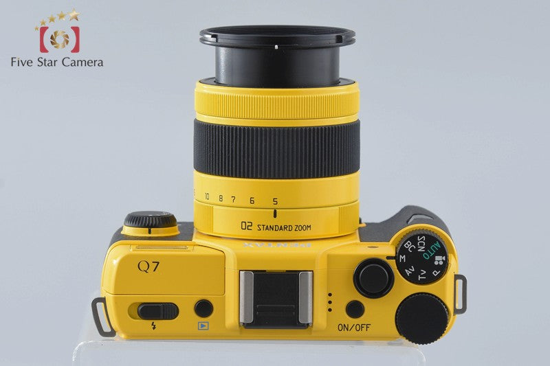 Shutter count 310 PENTAX Q7 Yellow 12.4 MP Digital Camera 5-15 Lens