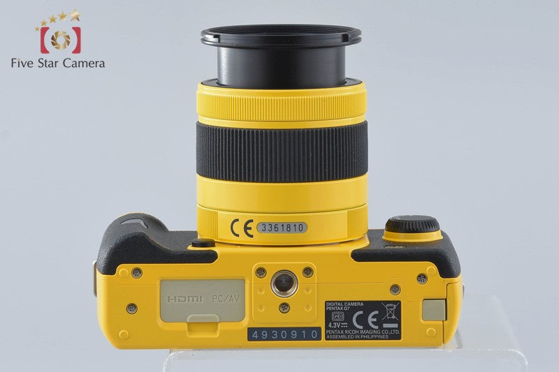 Shutter count 310 PENTAX Q7 Yellow 12.4 MP Digital Camera 5-15 Lens