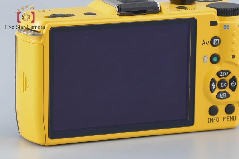 Shutter count 310 PENTAX Q7 Yellow 12.4 MP Digital Camera 5-15 Lens