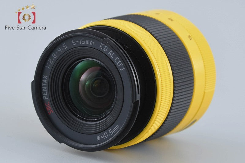Shutter count 310 PENTAX Q7 Yellow 12.4 MP Digital Camera 5-15 Lens