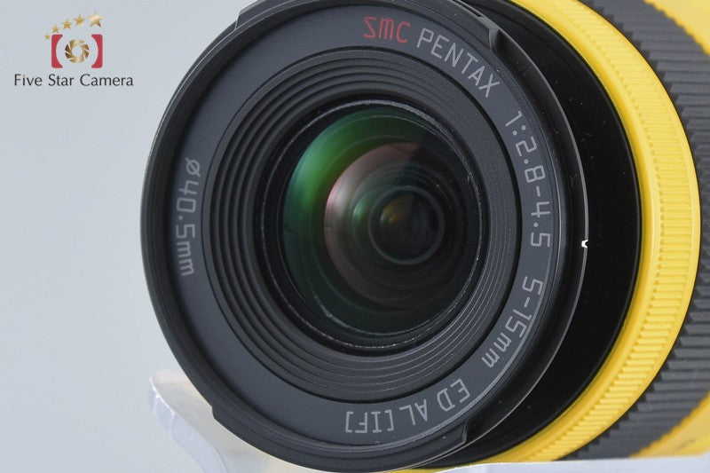 Shutter count 310 PENTAX Q7 Yellow 12.4 MP Digital Camera 5-15 Lens