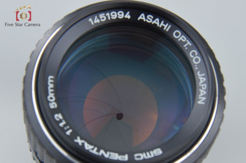 PENTAX SMC 50mm f/1.2 K Mount Lens