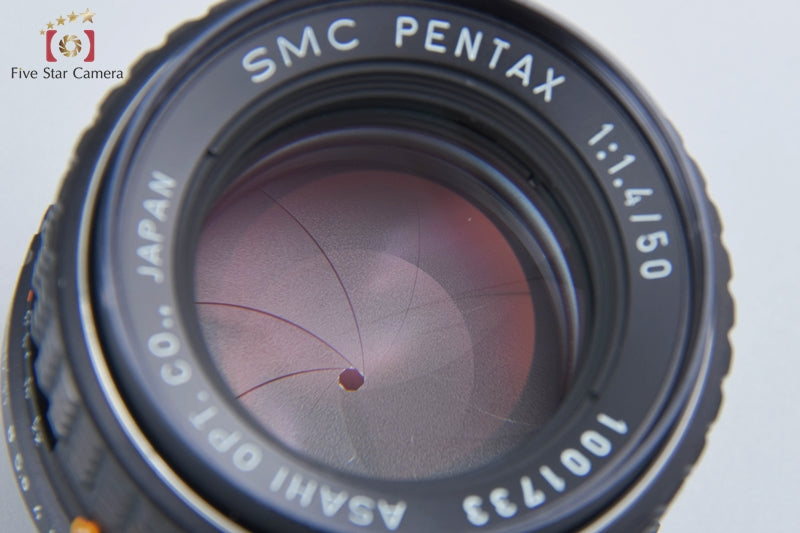 PENTAX SMC 50mm f/1.4 K Mount Lens