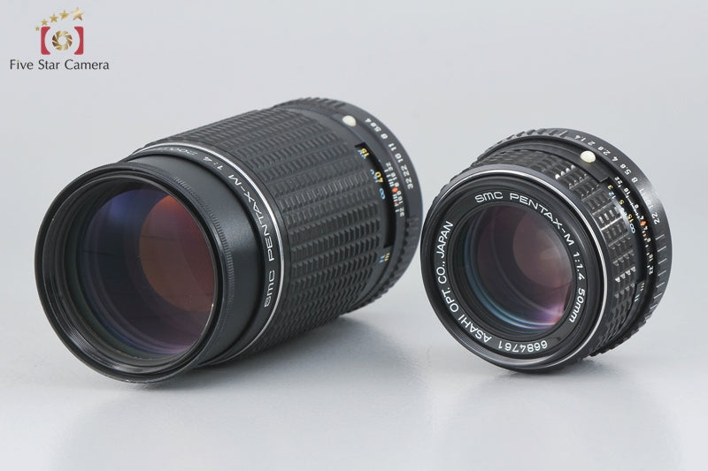 Pentax SMC M 50mm f/1.4 + SMC M 200mm f/4