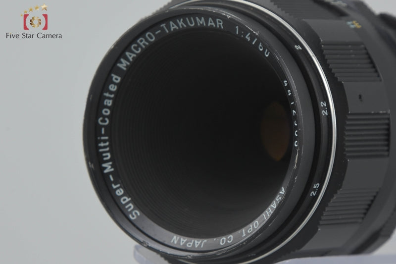 Very Good!! Pentax SMC Macro Takumar 50mm f/4 M42 Mount Lens