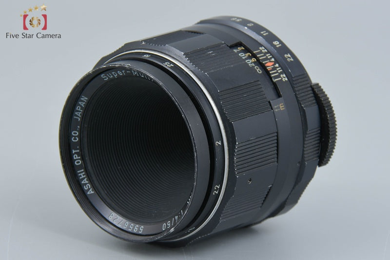 Very Good!! Pentax SMC Macro Takumar 50mm f/4 M42 Mount Lens
