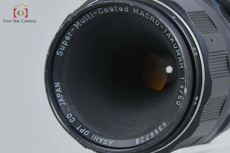 Very Good!! Pentax SMC Macro Takumar 50mm f/4 M42 Mount Lens