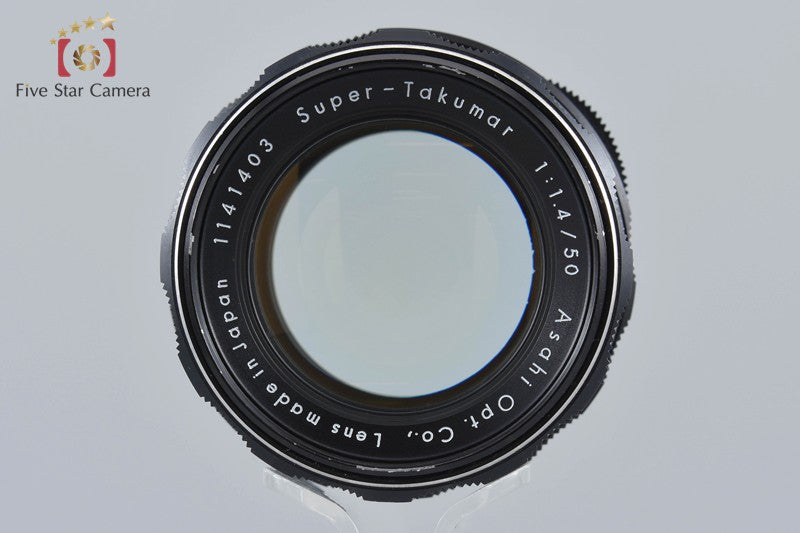 PENTAX Super-Takumar 50mm f/1.4 Early Model 8 Elements M42 Mount