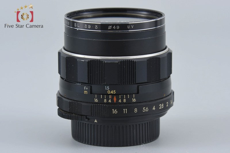PENTAX Super-Takumar 50mm f/1.4 Early Model 8 Elements M42 Mount