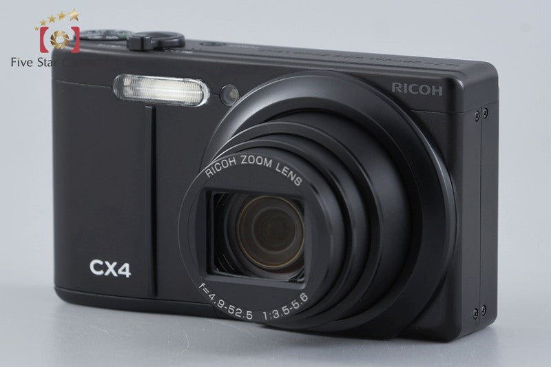 "Shutter count 968" Ricoh CX4 Black 10.0 MP Digital Camera