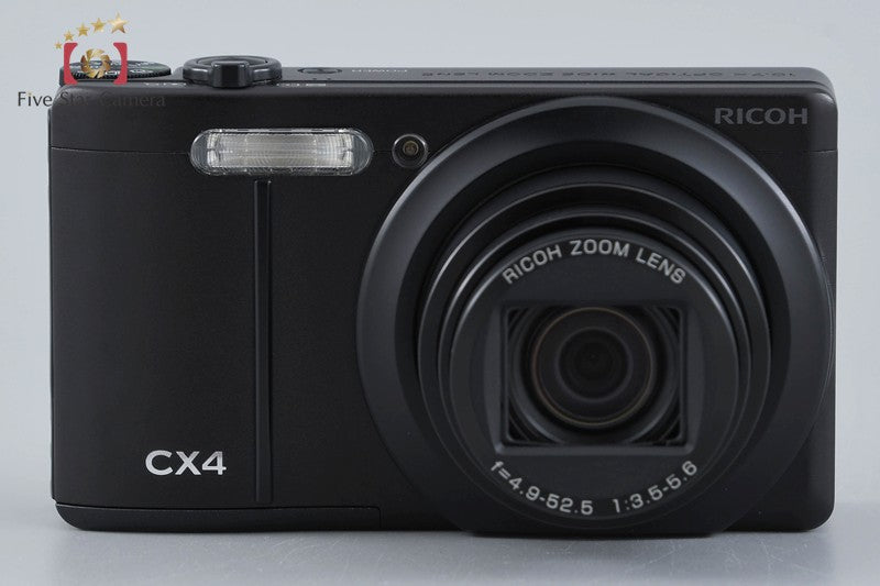 "Shutter count 968" Ricoh CX4 Black 10.0 MP Digital Camera