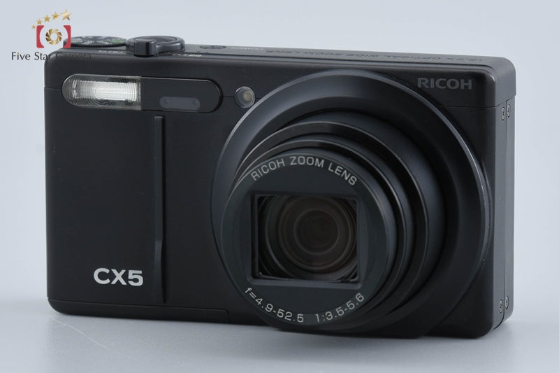 "Shutter count 4,201" Ricoh CX5 Black 10.0 MP Digital Camera