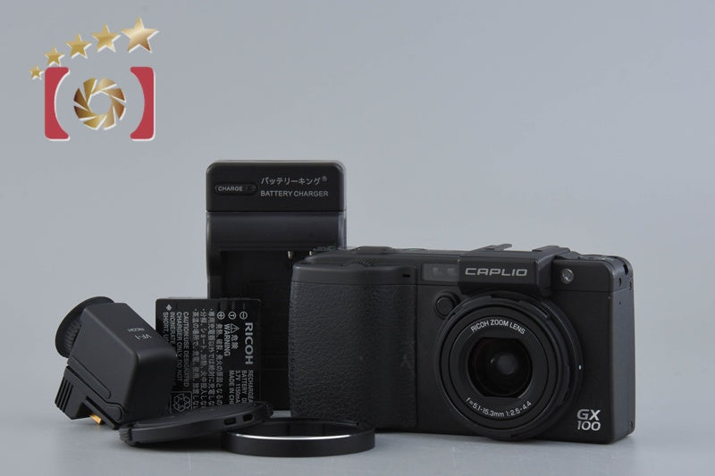 "Shutter count 875" RICOH GX100 10.0 MP Digital Camera Viewfinder Kit
