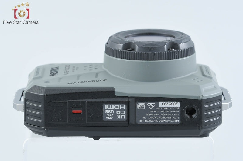 Ricoh PENTAX WG-1000 Olive 16.3 MP Waterproof Action Camera w/ Box