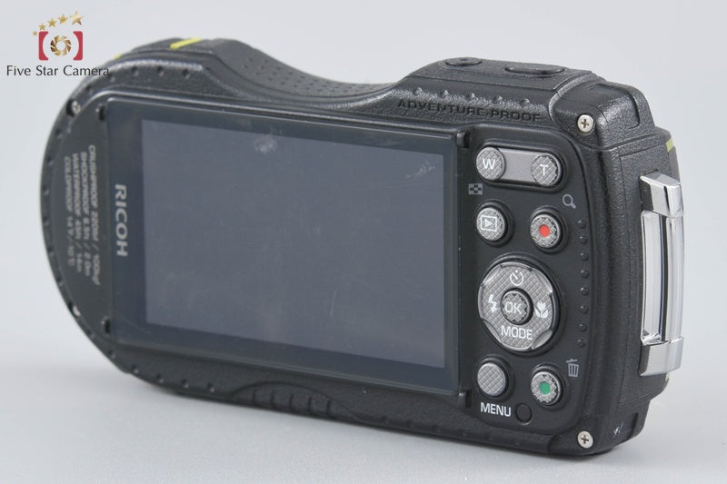 "Count 918" Ricoh Pentax WG-4 Lime Yellow 16.0 MP Waterproof Action Camera