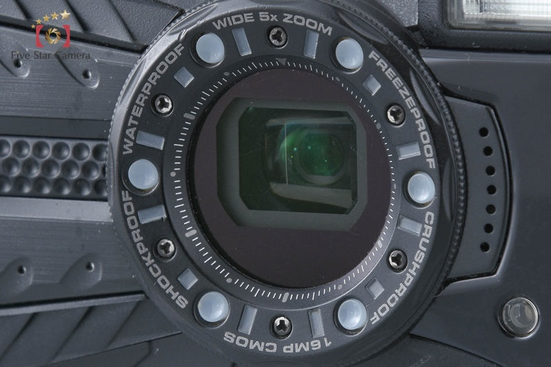 "Shutter count 3,500" Ricoh Pentax WG-50 Black 16.0 MP Waterproof Action Camera