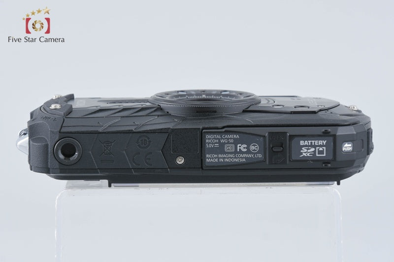 "Shutter count 3,500" Ricoh Pentax WG-50 Black 16.0 MP Waterproof Action Camera