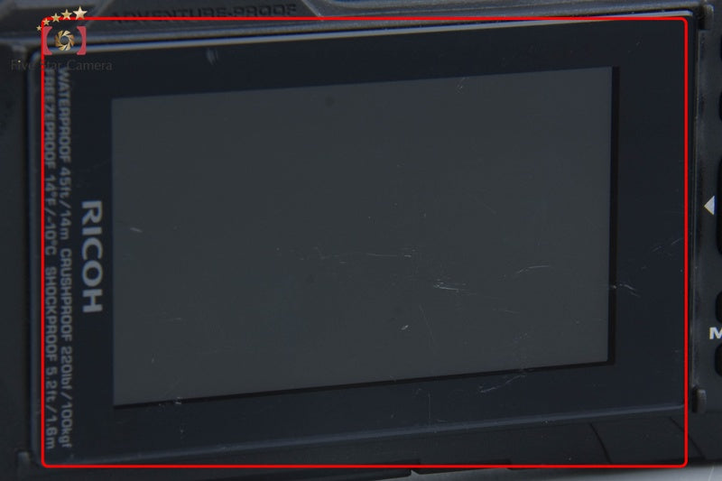 "Shutter count 338" Ricoh WG-60 Black 16.0 MP Waterproof Action Camera w/ Box