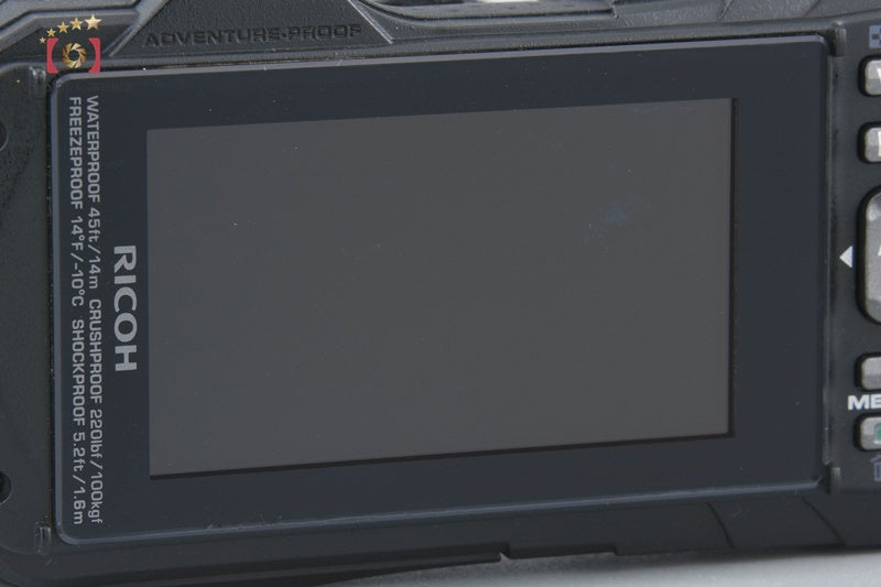 "Count 5,377" Ricoh PENTAX WG-70 Black 16.0 MP Waterproof Action Camera