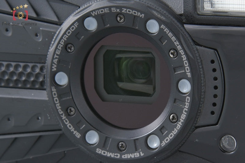 "Count 5,377" Ricoh PENTAX WG-70 Black 16.0 MP Waterproof Action Camera