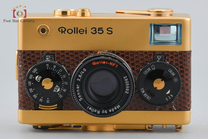 Rollei 35S Gold 60th Anniversary Model 35mm Point & Shoot Film Camera w/ Box