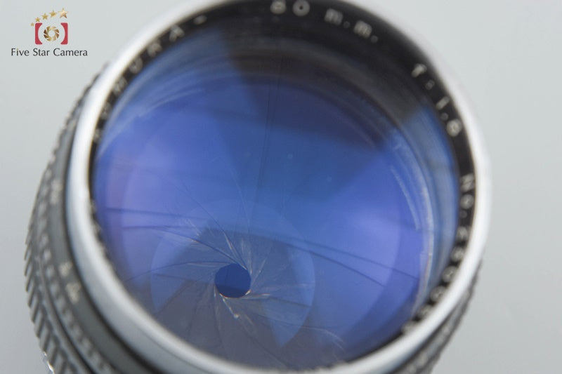 Sankyo Koki KOMURA 80mm f/1.8 for L39 LTM Leica Thread Mount Lens