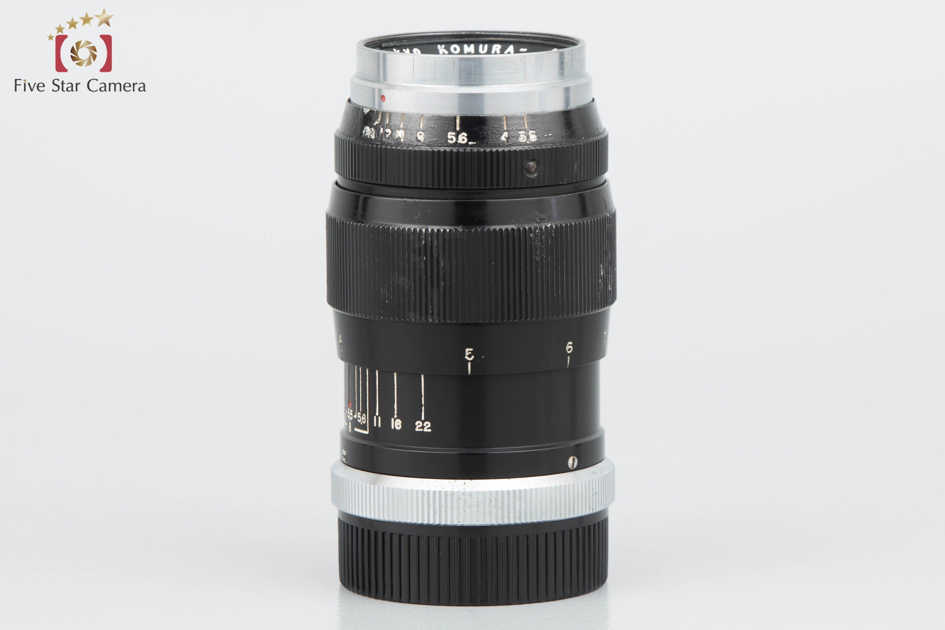 "As-Is" SANKYO KOHKI KOMURA 80mm f/3.5 L39 LTM Leica Thread Mount Lens
