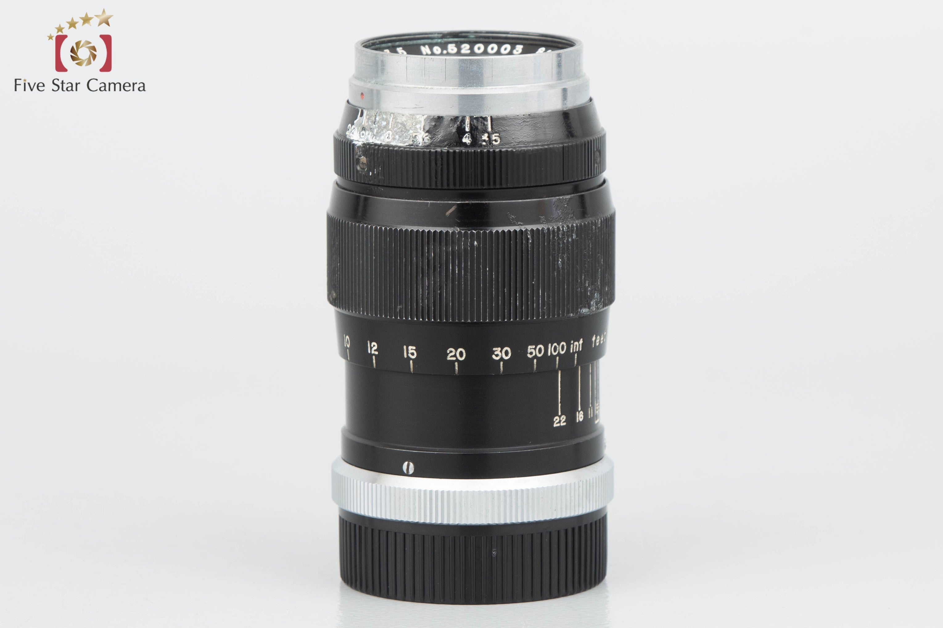 "As-Is" SANKYO KOHKI KOMURA 80mm f/3.5 L39 LTM Leica Thread Mount Lens