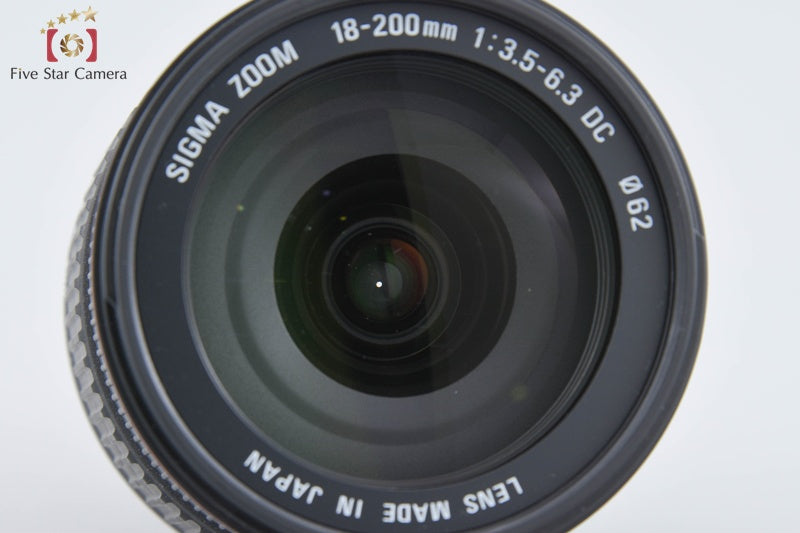 SIGMA 18-200mm f/3.5-6.3 D DC for Sony / Minolta A Mount