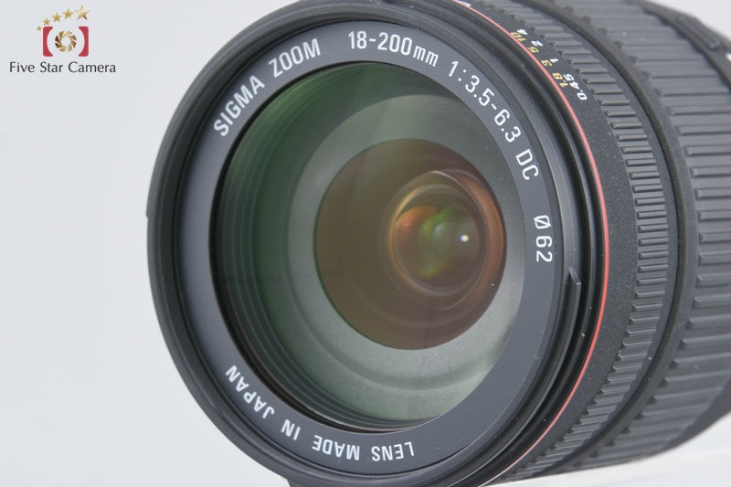 SIGMA 18-200mm f/3.5-6.3 D DC for Sony / Minolta A Mount
