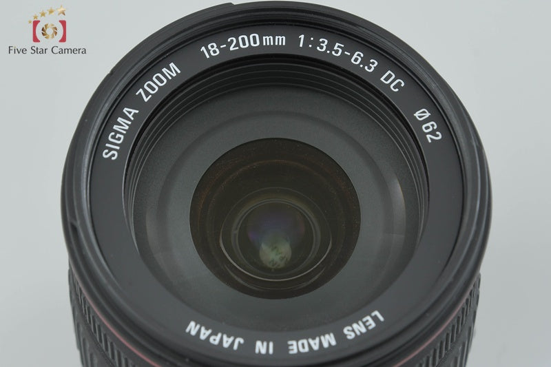 SIGMA 18-200mm f/3.5-6.3 DC for Canon