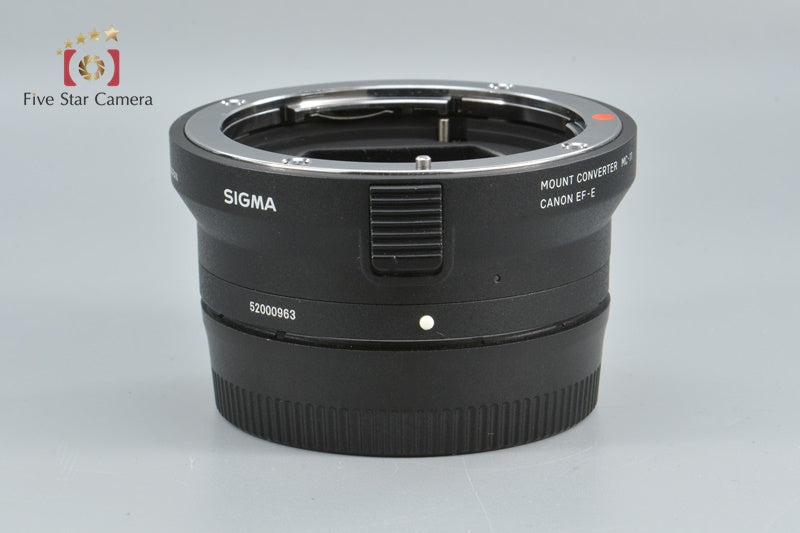 Sigma Mount Converter MC-11 for Canon EF-Mount Lens to Sony E Mount