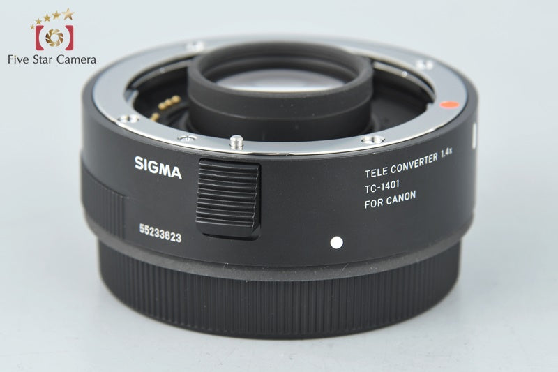 Excellent!! Sigma TC-1401 Teleconverter 1.4x for Canon