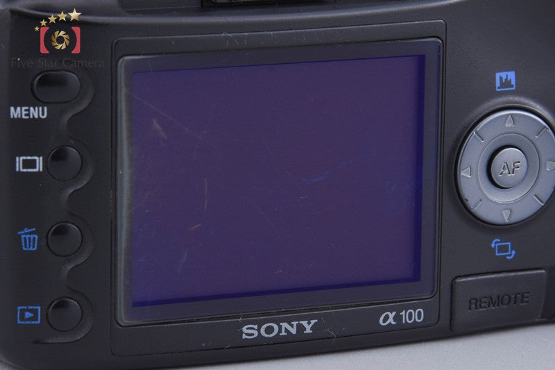 Sony α100 DSLR-A100 Black Digital SLR Camera (Japanese Language Only)