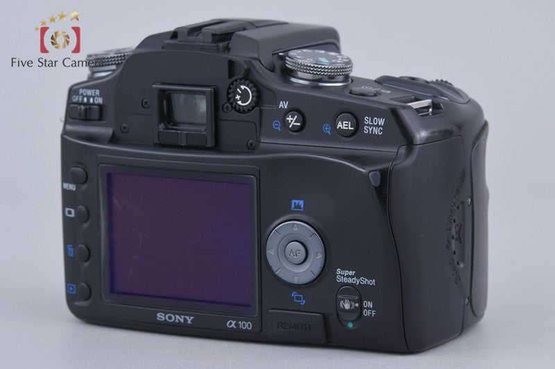 Sony α100 DSLR-A100 Black Digital SLR Camera (Japanese Language Only)