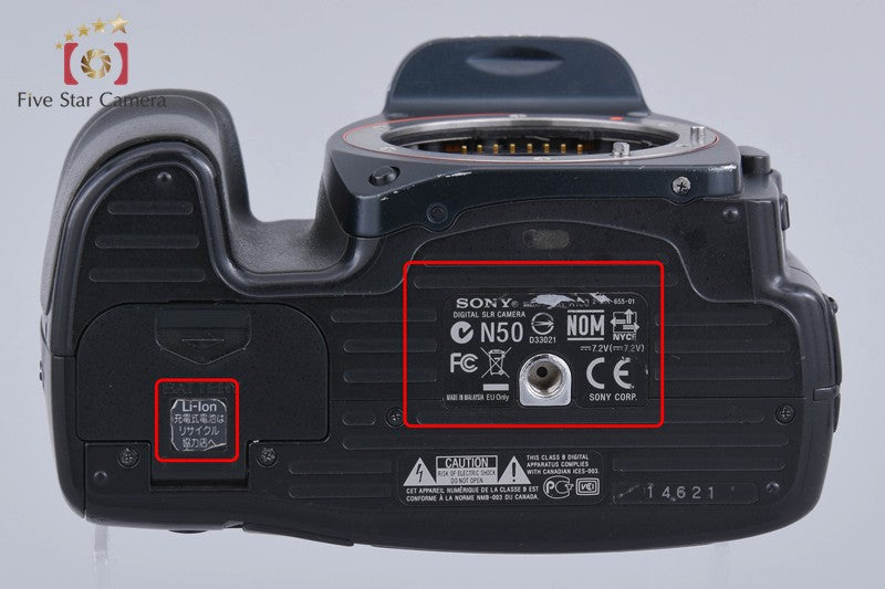 Sony α100 DSLR-A100 Black Digital SLR Camera (Japanese Language Only)