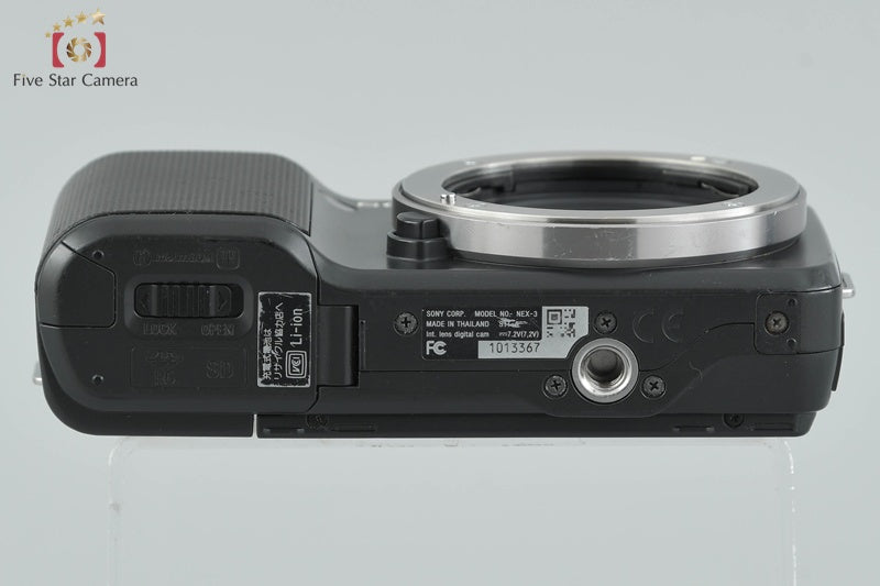 Sony α NEX-3 Black Mirrorless Camera (Japanese Language Only)
