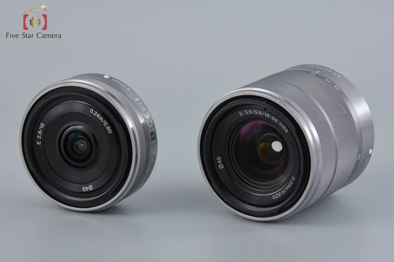 Sony α NEX-3 Double Lens Kit White (Japanese Language Only)