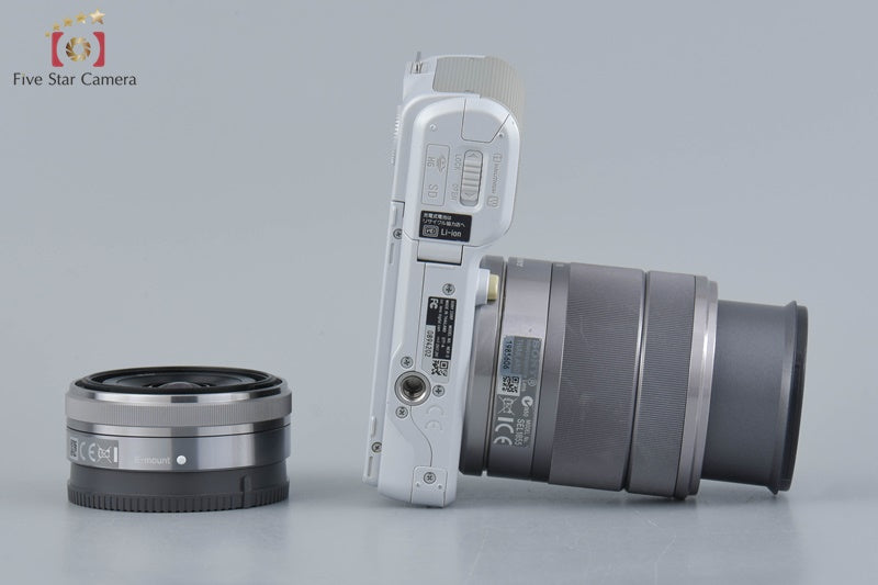 Sony α NEX-3 Double Lens Kit White (Japanese Language Only)