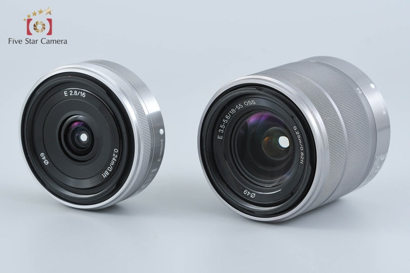 Sony α NEX-5 Double Lens Kit Silver (Japanese Language Only)