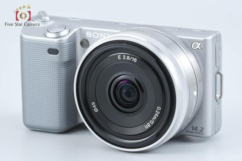 Sony α NEX-5 Double Lens Kit Silver (Japanese Language Only)