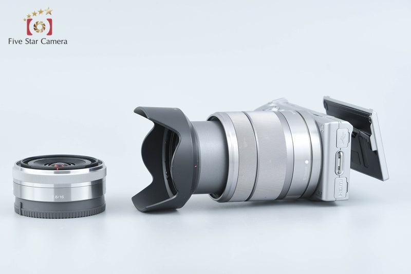 Sony α NEX-5 Double Lens Kit Silver (Japanese Language Only)
