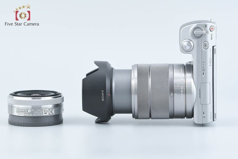 Sony α NEX-5 Double Lens Kit Silver (Japanese Language Only)