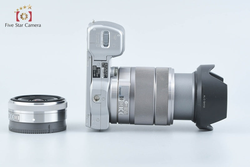 Sony α NEX-5 Double Lens Kit Silver (Japanese Language Only)