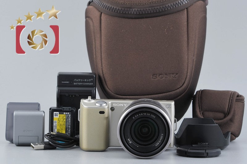 Sony α NEX-5 Gold + E 18-55mm f/3.5-5.6 OSS SEL1855 (Japanese Language Only)