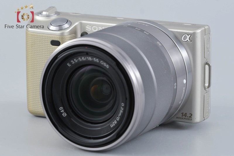 Sony α NEX-5 Gold + E 18-55mm f/3.5-5.6 OSS SEL1855 (Japanese Language Only)