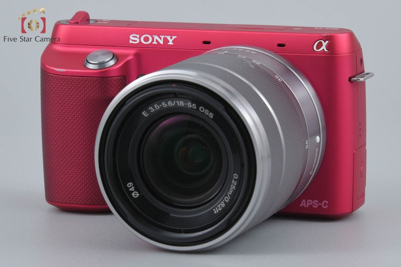 Sony α NEX-F3 Double Zoom Lens Kit Pink (Japanese Language Only)